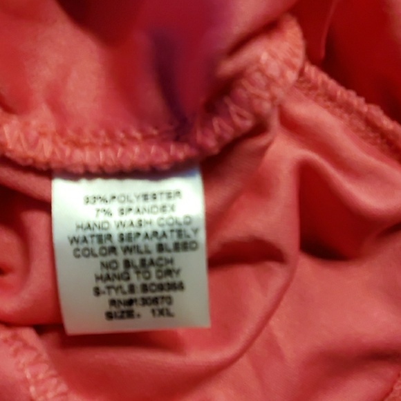 KATIA Blouson Stretch Sleeveless Pink Dress 1X - Picture 6 of 6